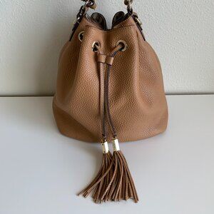 Henri Bendel Leather Bucket Bag